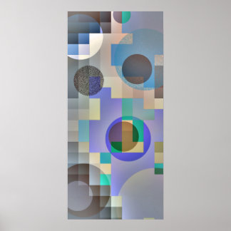 Poster DEMO Abstrait ( variation de couleur )