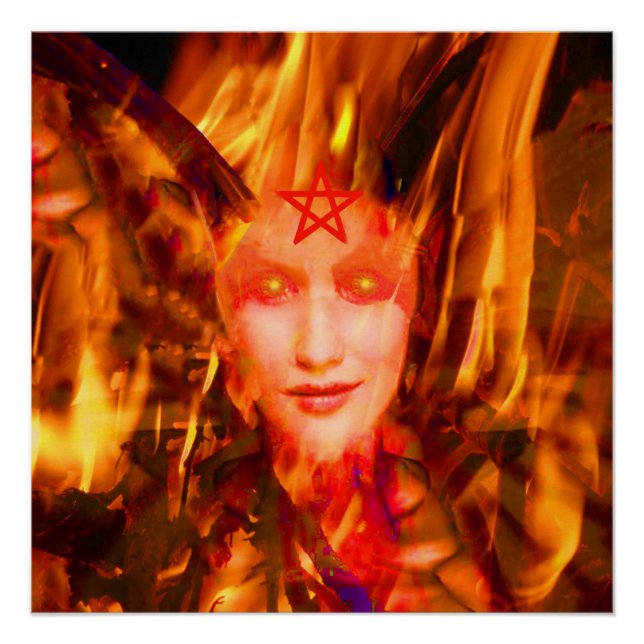 Poster Démon incendie (Devant)