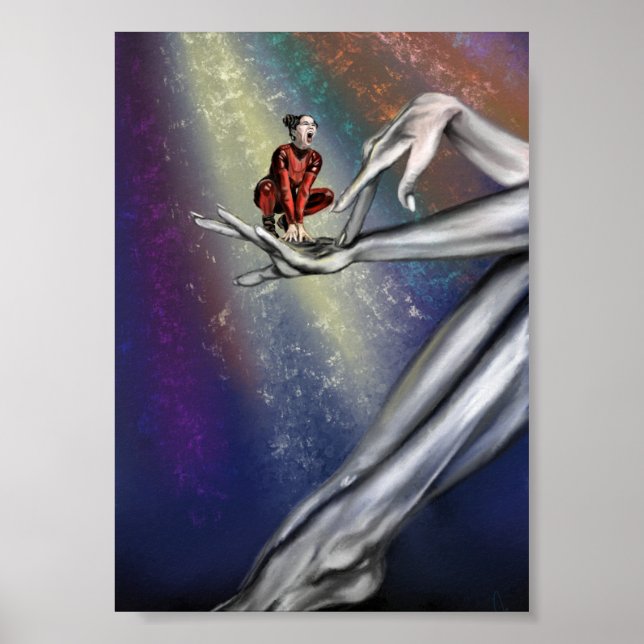 Poster d'émotion pour femmes Imprimer - Peinture (Devant)