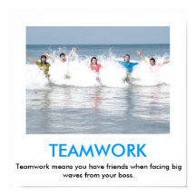poster démotivationnel TEAMWORK
