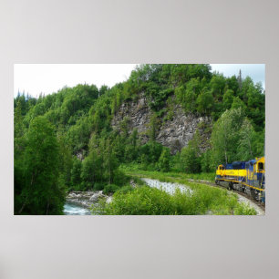 Poster Denali Express Alaska Train Vacation Photographie