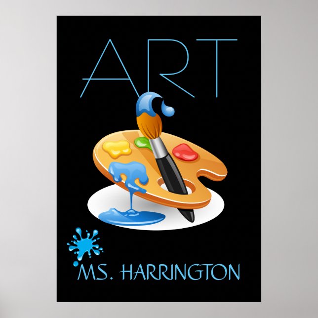 Poster d'enseignant en art - SRF (Devant)