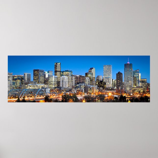 Poster Denver au crépuscule (Devant)