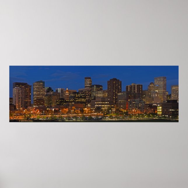 Poster Denver Cityscape (Devant)