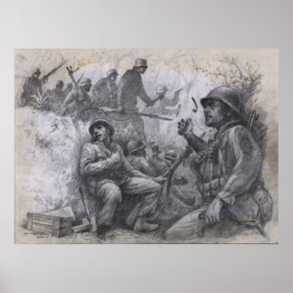 Poster Dépassement sur la colline 468