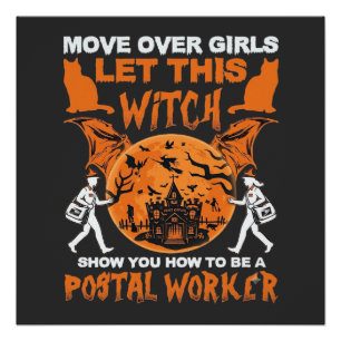 Poster Déplacez-vous les filles laissez la sorcière facte