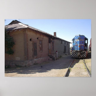 Poster dépôt de train