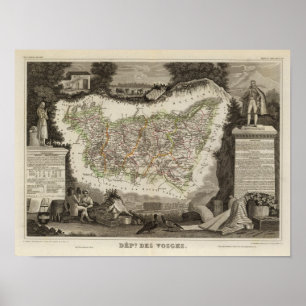 Poster Dept Des Vosges