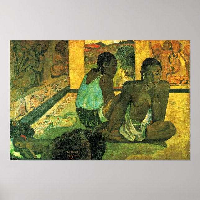 Poster Der Traum (Te Rerioa) De Gauguin Paul (Devant)