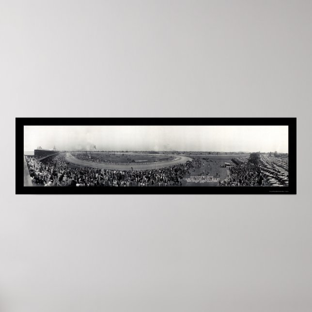 Poster Derby Churchill Downs Photo 1937 (Devant)