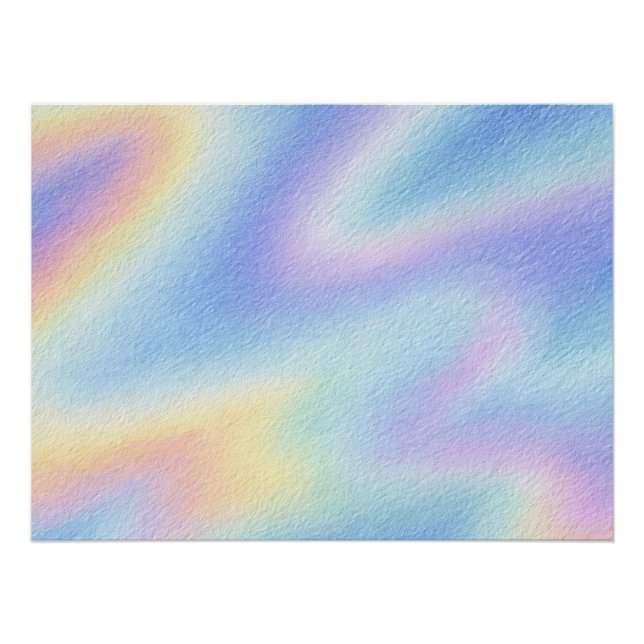 Poster Dérive de ciel pastel (Devant)