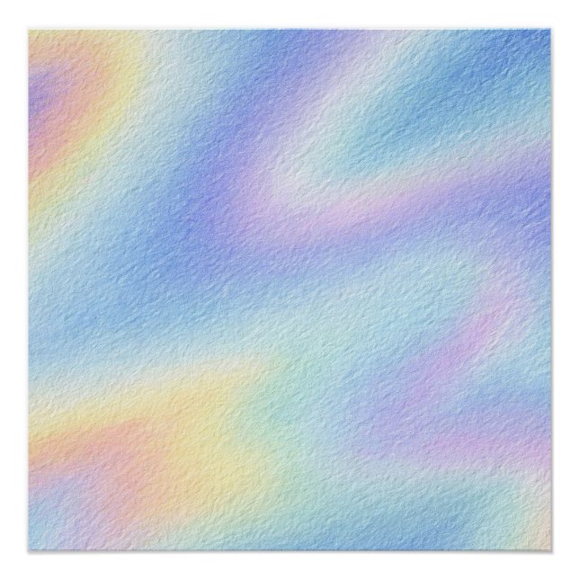 Poster Dérive de ciel pastel (Devant)