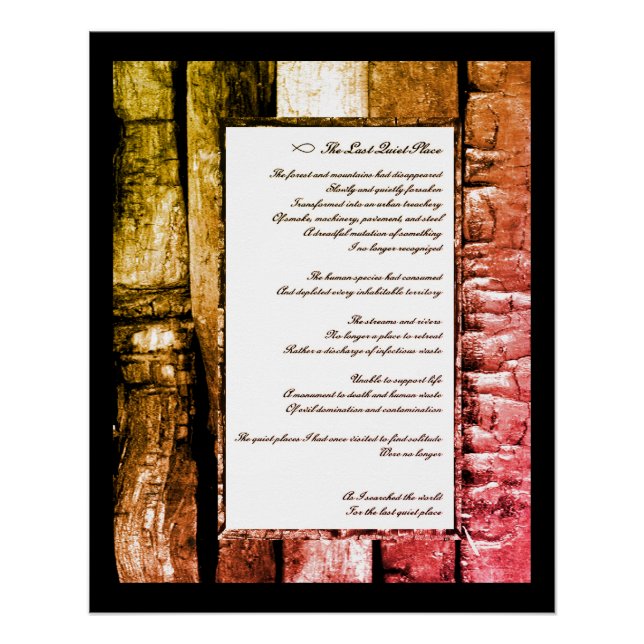 Poster Dernier endroit calme (Devant)