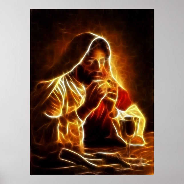 Poster Dernière Cène Jésus-Christ (Devant)