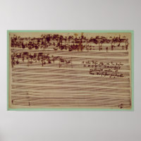 Dernière page de L'Art de la Fugue, années 1740