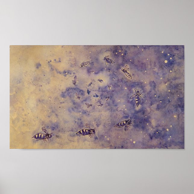 Poster des abeilles spatiales (Devant)