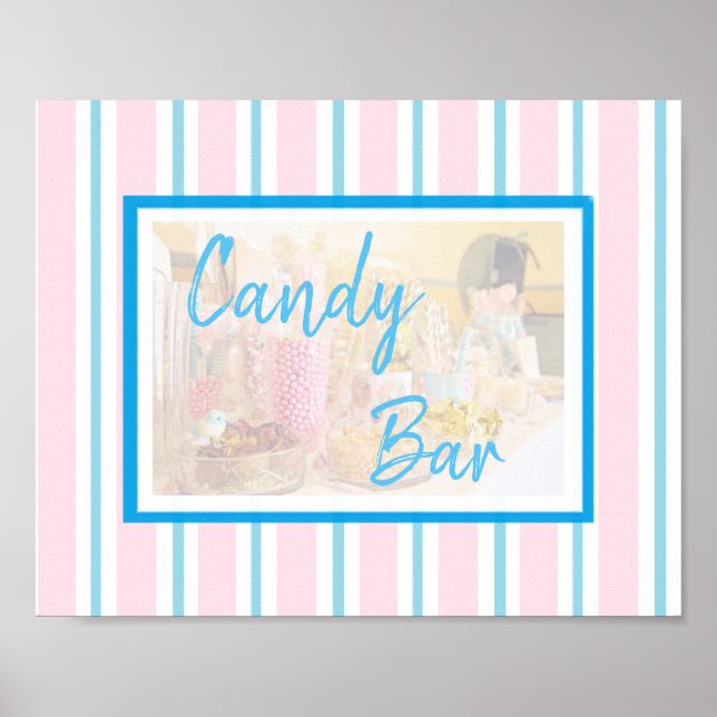 Poster des affiches Mariage ou Baby shower de la b (Devant)