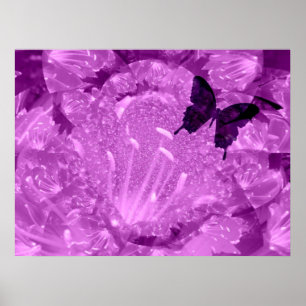 Poster des ailes violettes
