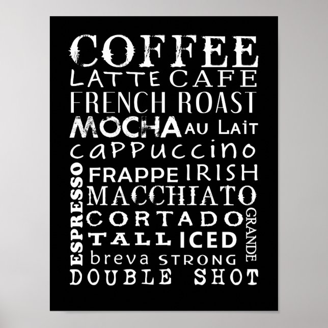 Poster des amateurs de café (Devant)