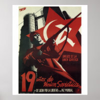 Poster des amis de l'Union soviétique_Propagande