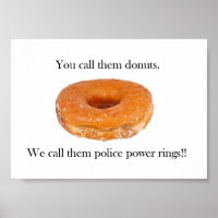 Poster des anneaux de puissance de la police