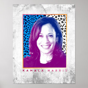 Poster des années 80 - Kamala Harris