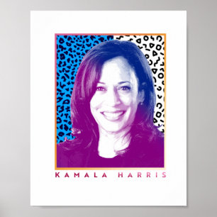 Poster des années 80 - Kamala Harris