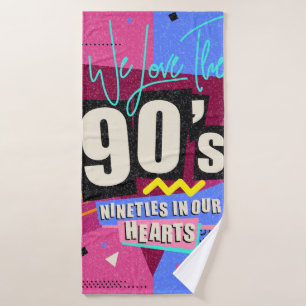 Poster des années 90 et 80. Nous Aimons Les Années