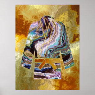 Poster des arts martiaux Karate Judo Keikogi Art I