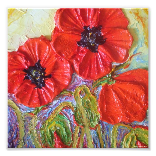 Poster des Beaux Arts du Paris Red Poppies II (Devant)