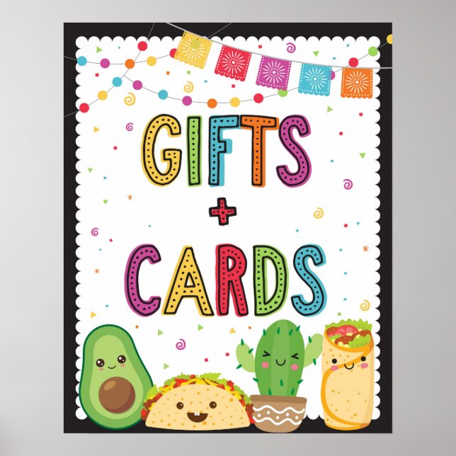 Poster Des Cadeaux Et Cartes Fiesta Taco (Devant)