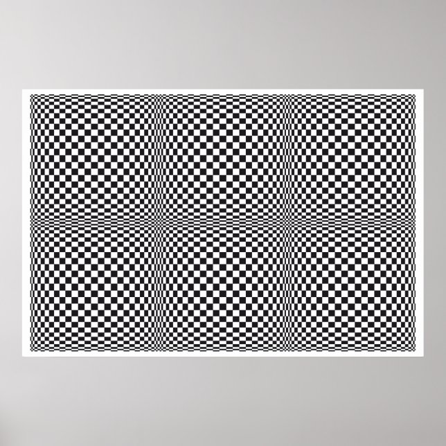 Poster des carrés en mouvement 1 (Devant)