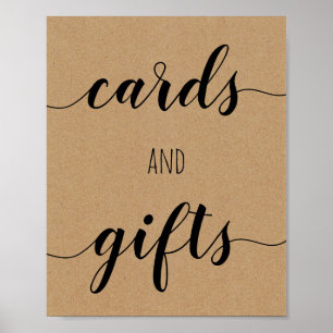 Poster des cartes de Fête des mariées et des cadea