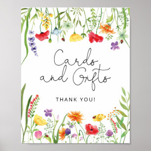 Poster des cartes et cadeaux Fleur sauvage Waterco
