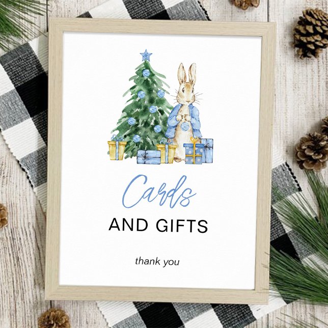 Poster des cartes et des cadeaux de Noël Baby show (Créateur téléchargé)