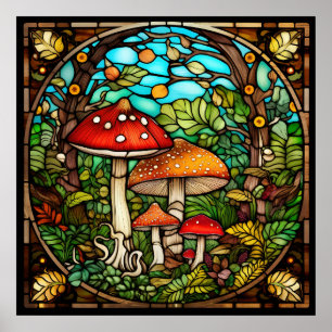 Poster des champignons