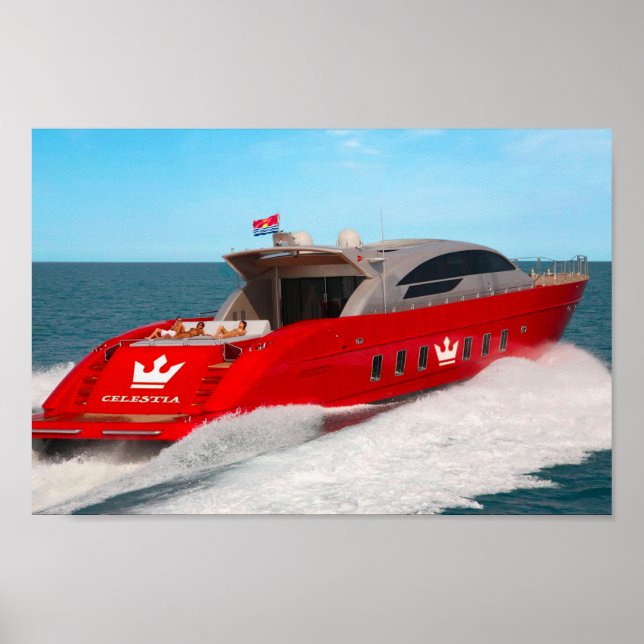 Poster des champions NFT Yacht Celestia (Devant)