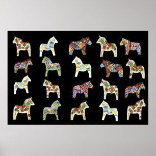 Poster des Chevaux de Dala de Quilter