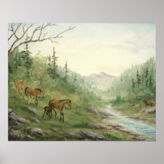Poster des Chevaux de montagne