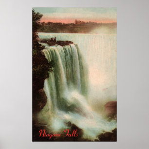 Poster des chutes du fer à cheval à Niagara