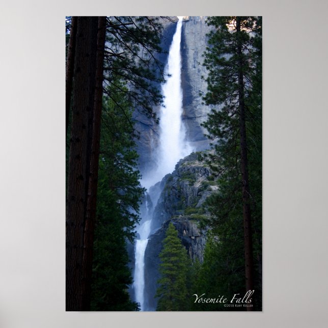 Poster des chutes Yosemite (Devant)