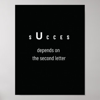 Poster des citations de succès