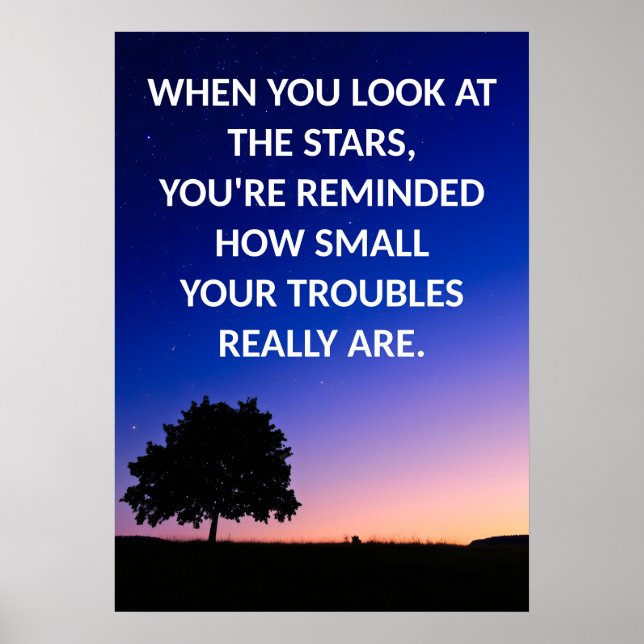Poster des citations motivées de l'affirmation pos (Devant)