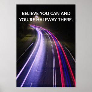 Poster des citations motivées de l'état d'esprit p