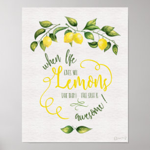 Poster des citrons et des rires