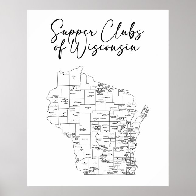 Poster des clubs de soupe du Wisconsin (Devant)
