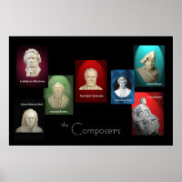 Poster des compositeurs 36 x 24