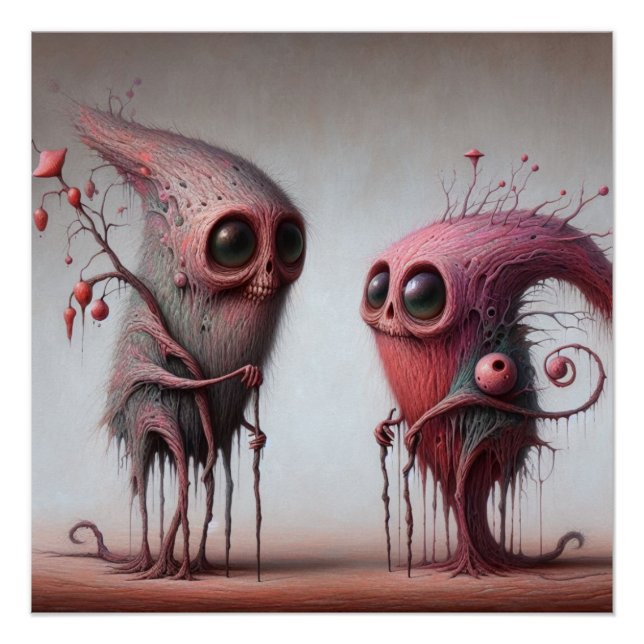 Poster Des créatures étranges (Devant)