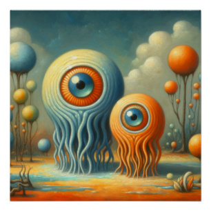 Poster Des créatures étranges