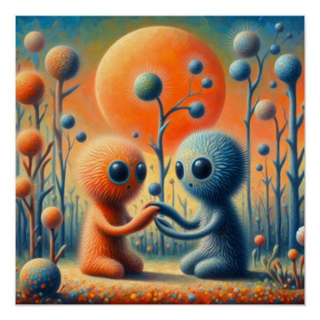 Poster Des créatures étranges (Devant)
